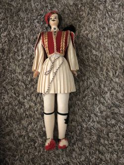 Vintage Hand Crafted Matador Bull Fighter Doll Figurine Espana Spain