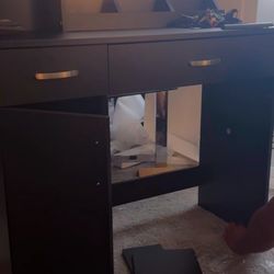 Wide Vanity Set (Black) 