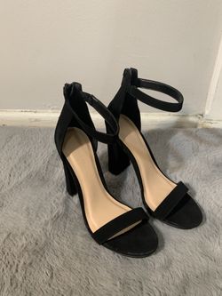 Black Heels For Holidays,New Years,Date Night Size 7.5 Women