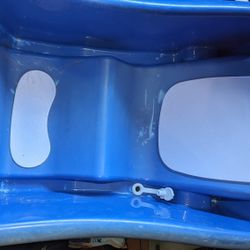 Blue Baby Bath Tub For Infant Or Newborn. East or West