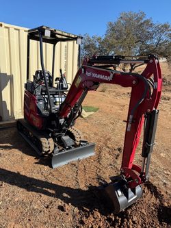 Yanmar Mini Excavator with Blade  and Bucket