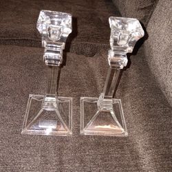Glass Candle Holders