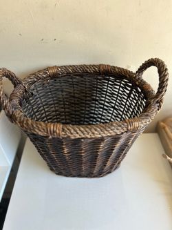 Large Woven Wicker Basket