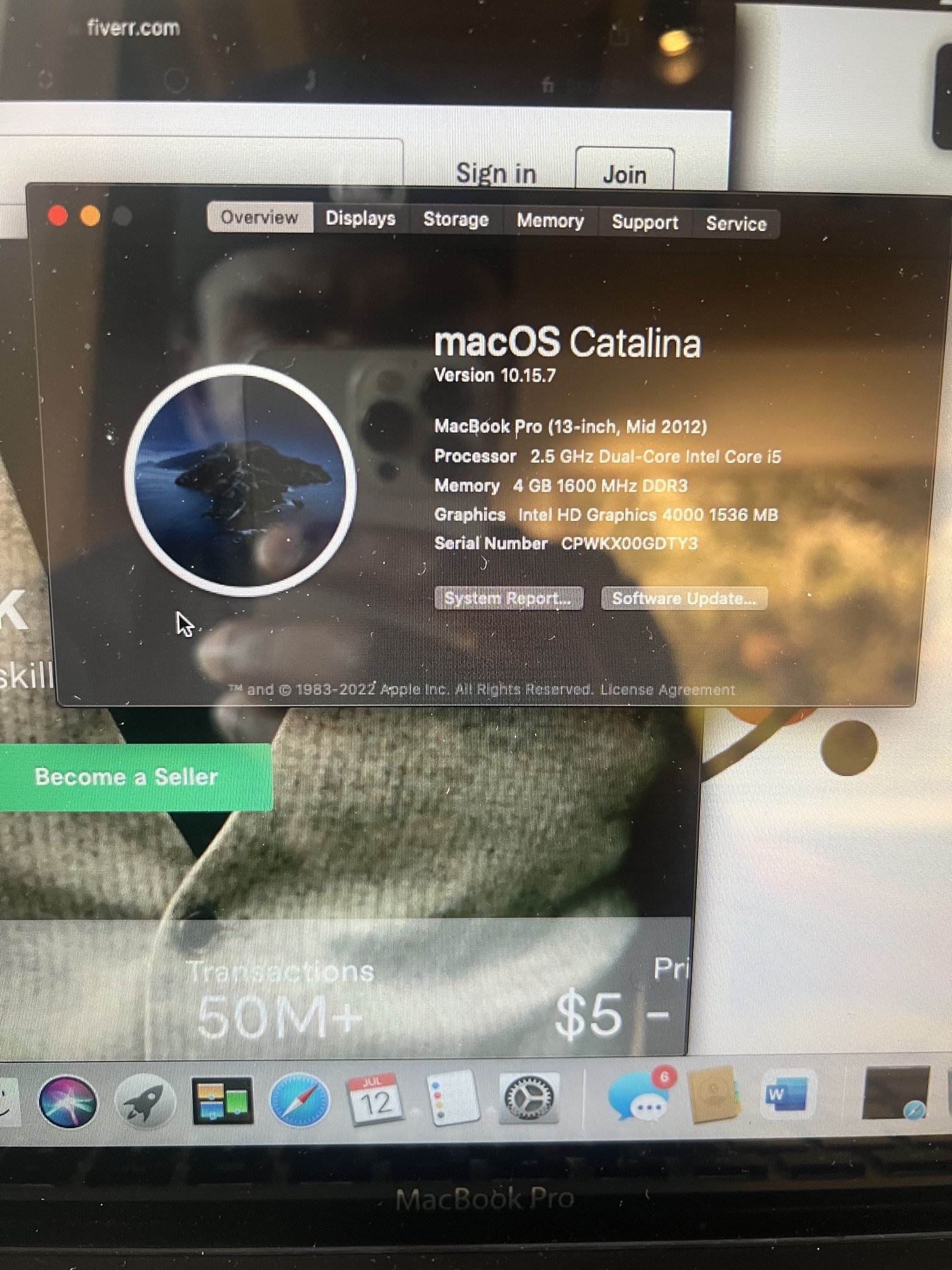 Apple Macbook Pro 2012