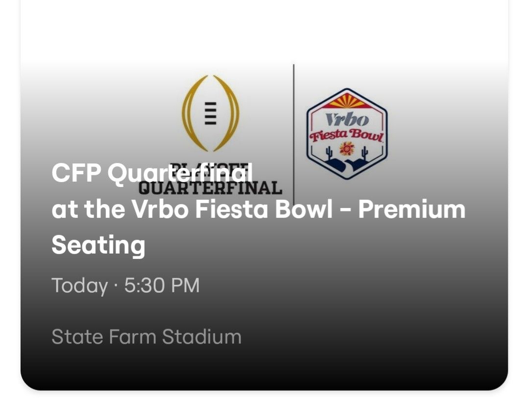 Fiesta Bowl Suite Loft Tickets Penn St Vs Boise St