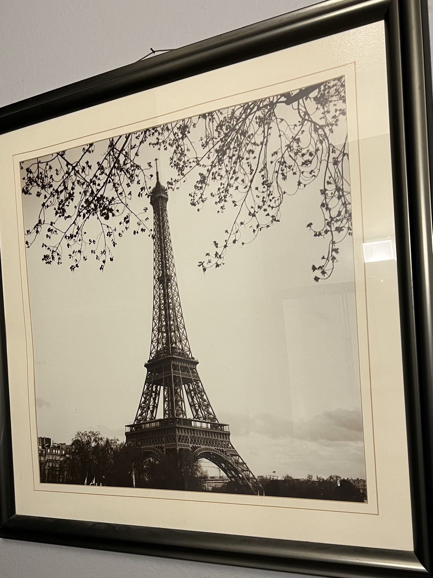 Large Wall Art Eiffel Tower Framed Print