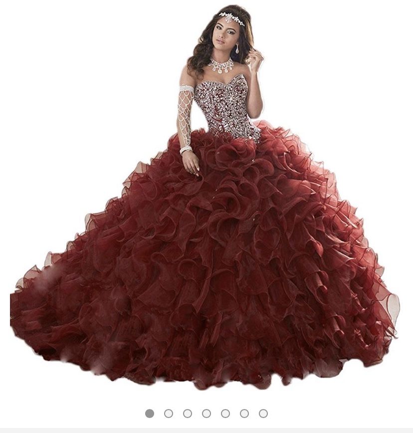 Gorgeous Heavy Beaded Organza Quinceanera Dresses for Sweet 16 Ball Gowns