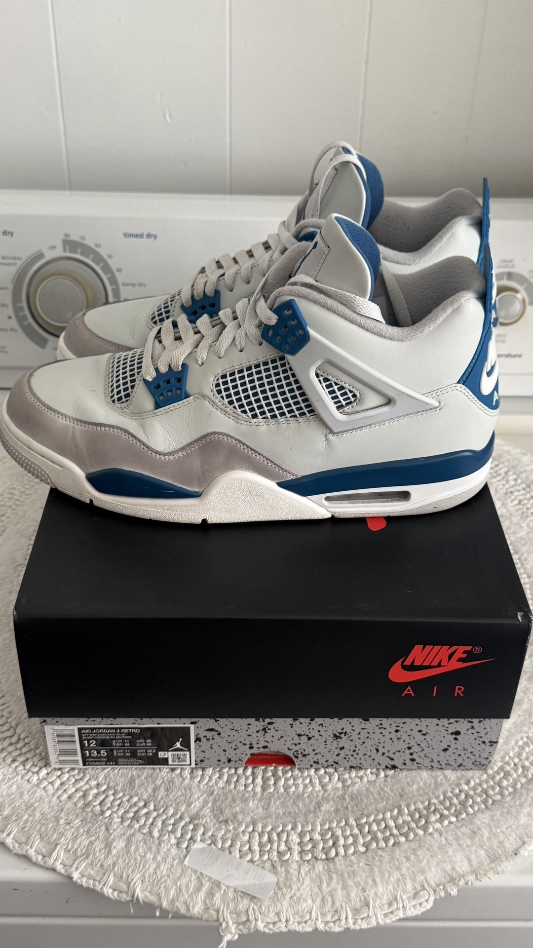 Jordan 4 Military Blue Size 12