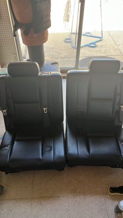OEM Black leather 3rd row seats 2007-2014 Yukon/Tahoe/Escalade
