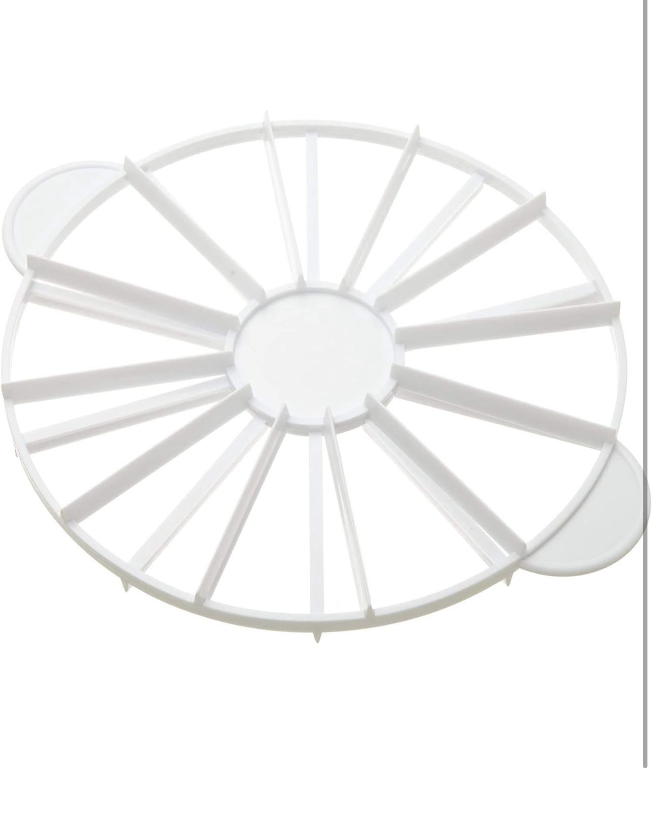 Round Cake Slice & Pie Slicer Marker, Cake Divider, Cheesecake Cutter, Double Sided Cake Portion Marker, 10 or 12 Slices-Works for Cakes