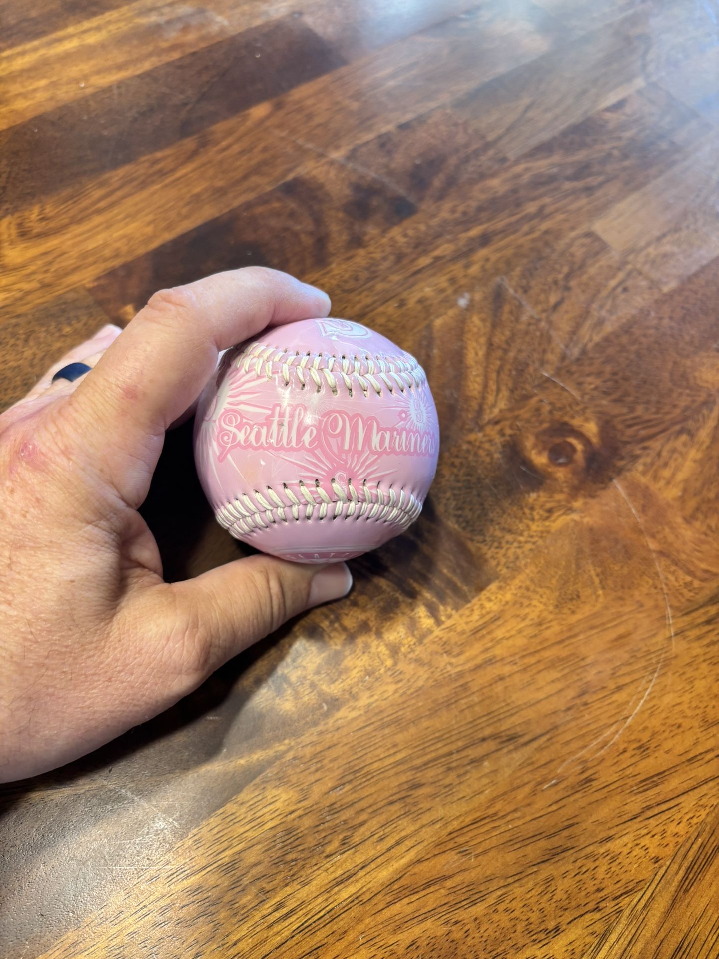 Pink Seattle Mariners Baseball