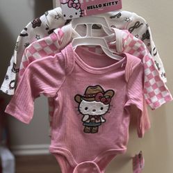 Newborn Hello Kitty Onesies 
