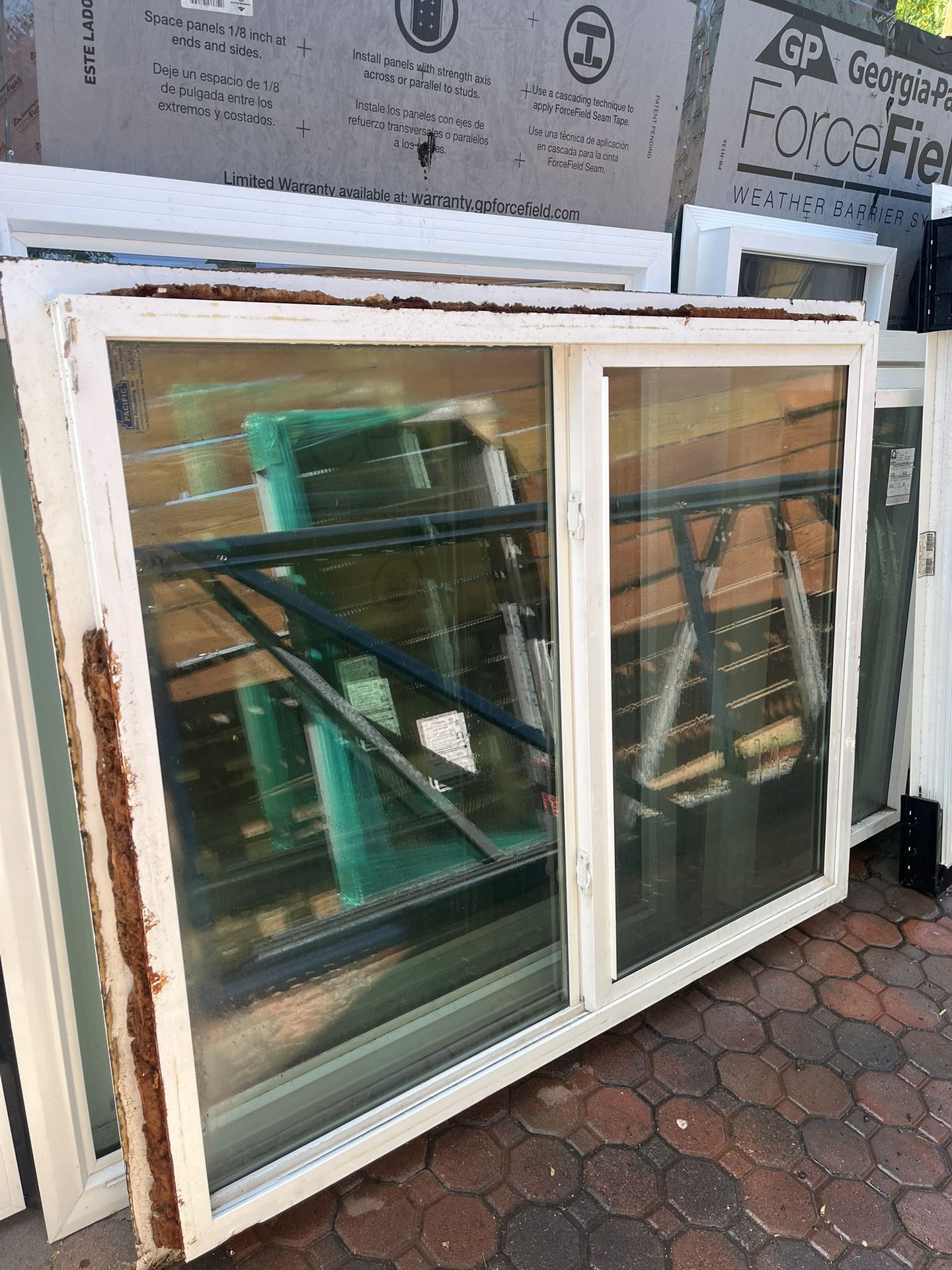 Dual Paned Window 58 1/4"w by 47"h