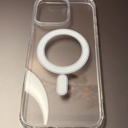NEW iPhone 16 Pro Max Clear Magnetic Case (Rubberized Gel) Durable