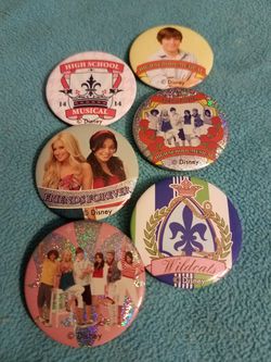 Disney High School Musical Buttons pins