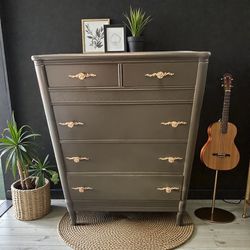Vintage Green Dresser 