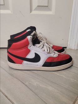 Nike Court Vision Mid University Red sneakers