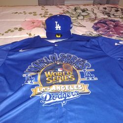 Dodgers  Jersey  And  Cap