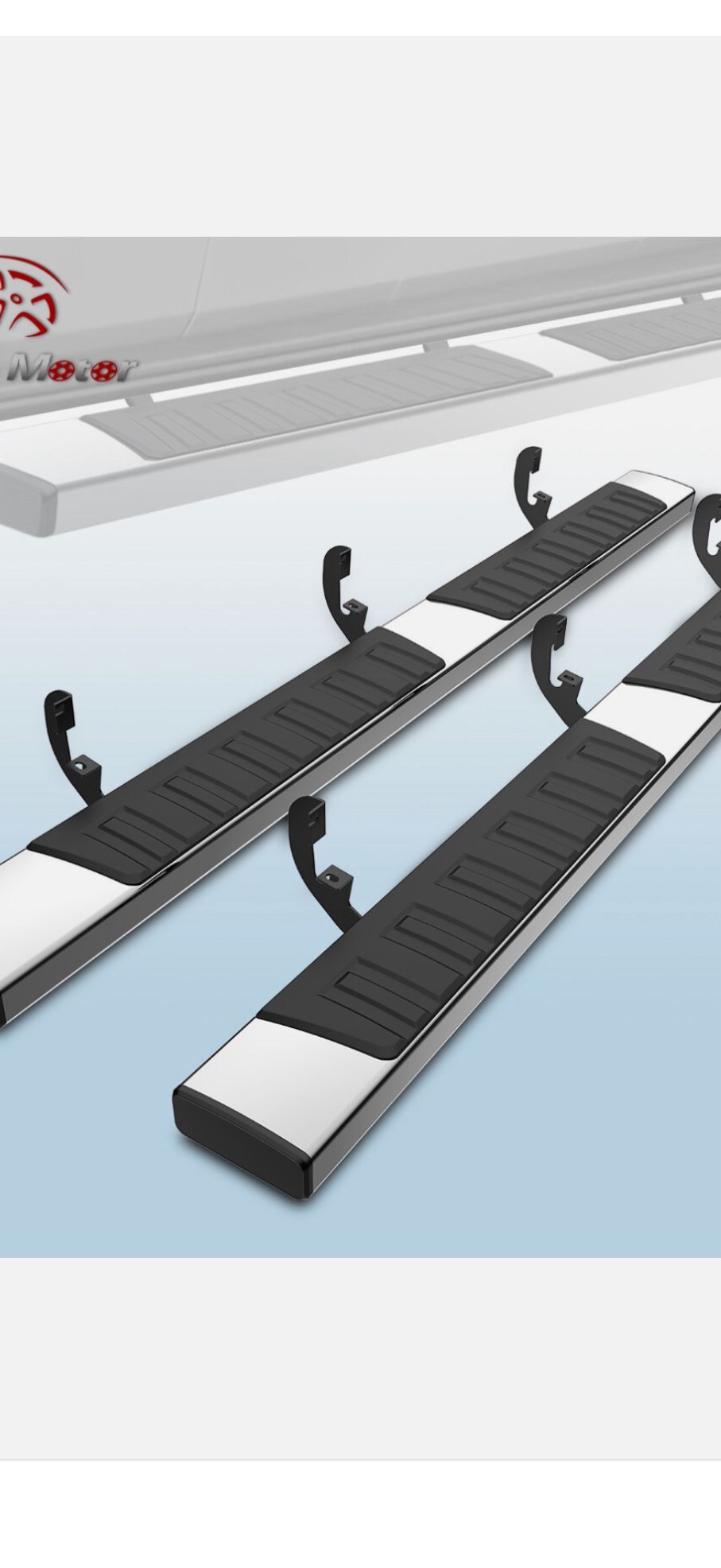6" Running Boards For 2009-2023 Dodge Ram