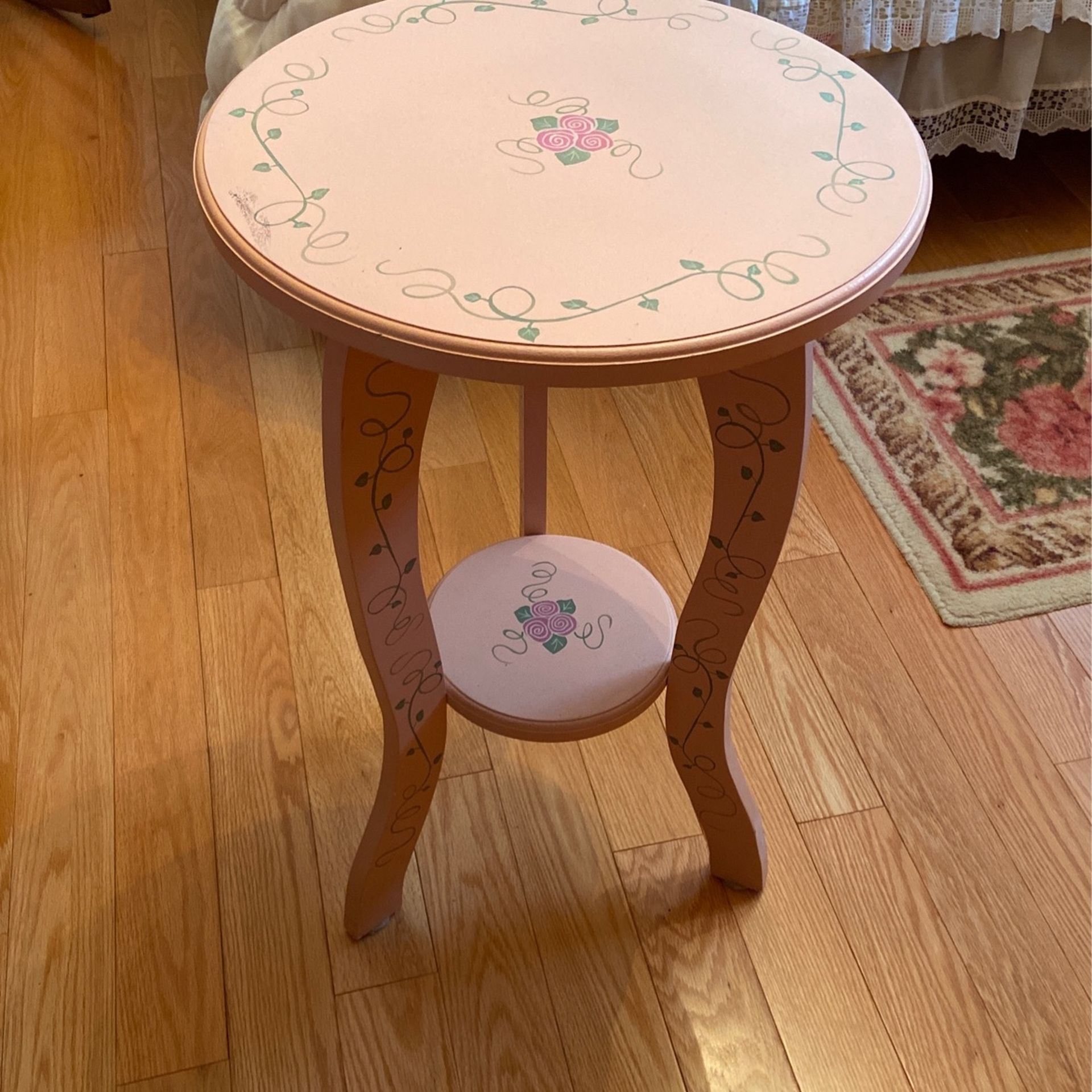 Painted side table