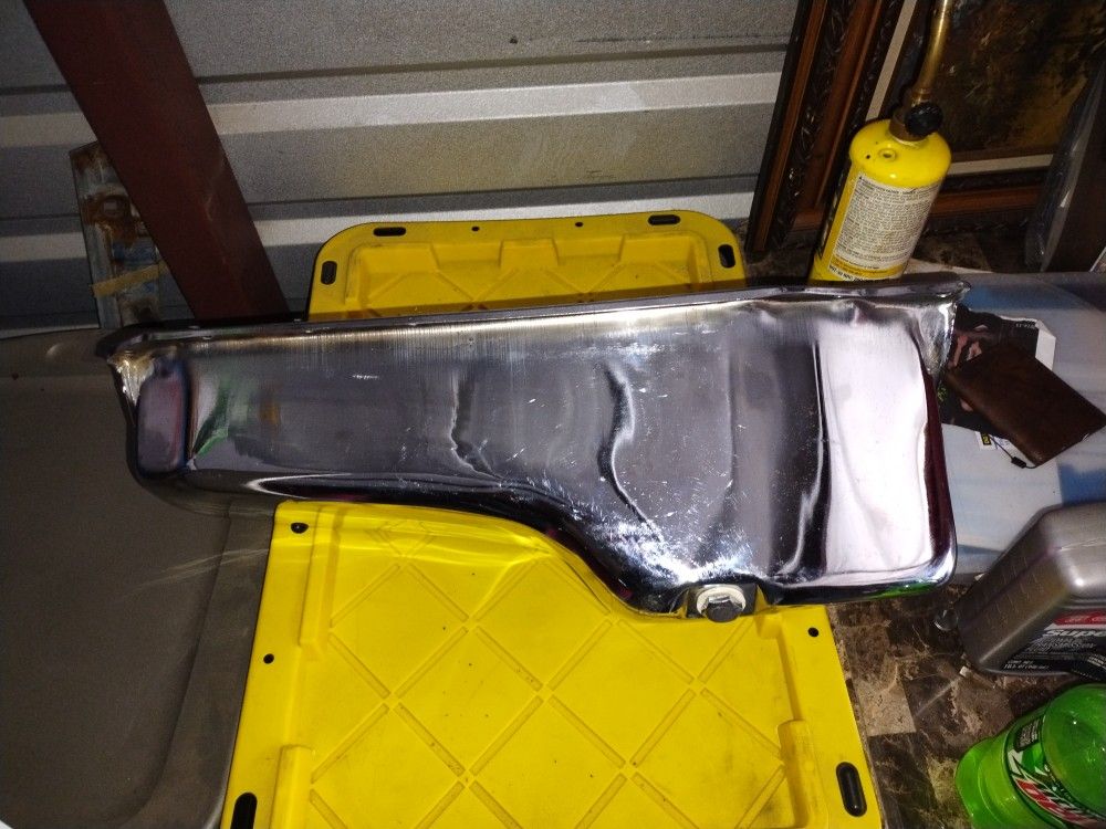 Chrome Oil Pan For Small Block Chevy