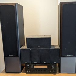 Home Theater System 7.1.  - 2000watts  Speakers  and Wire Included