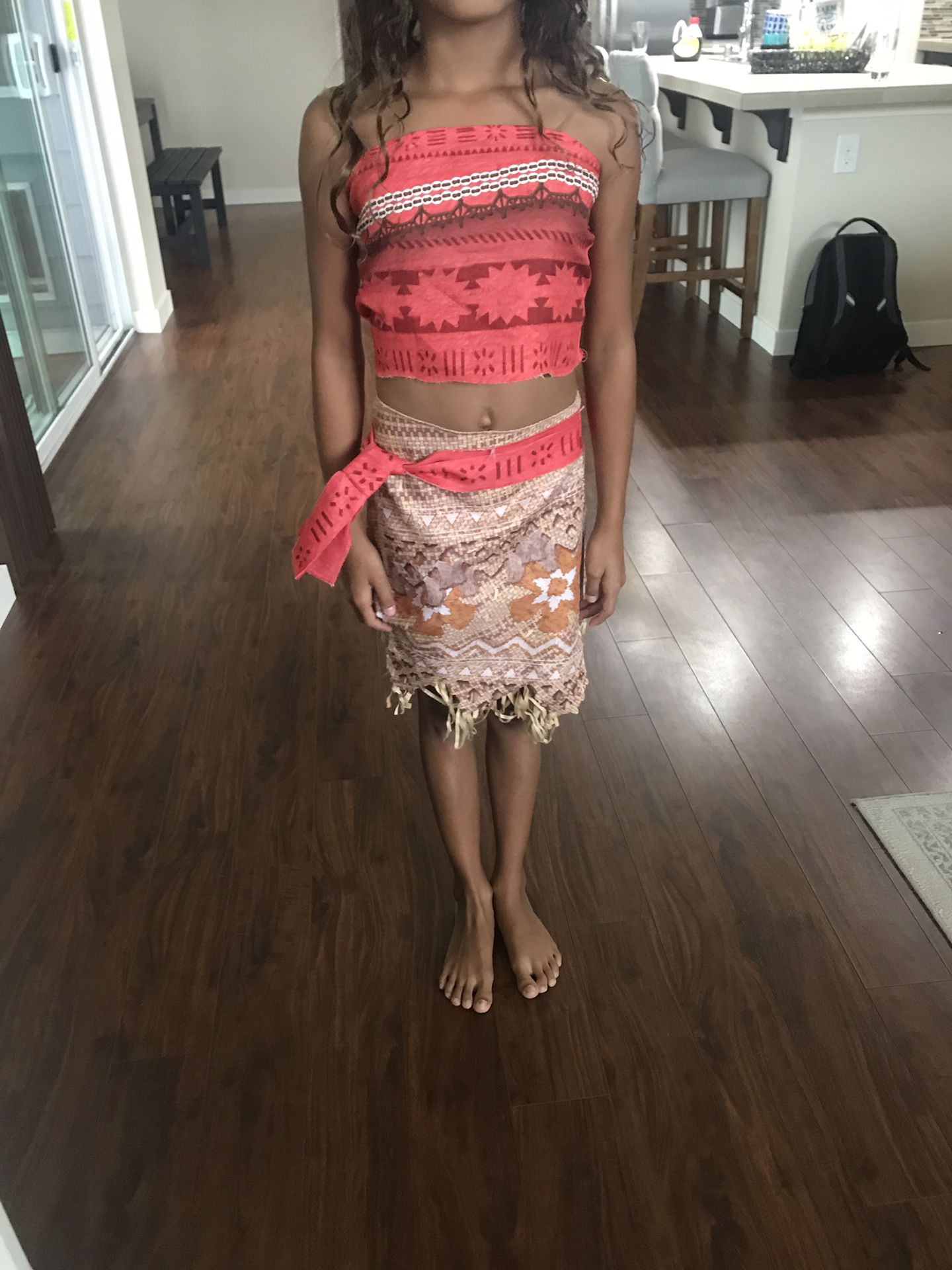 Moana costume and necklace