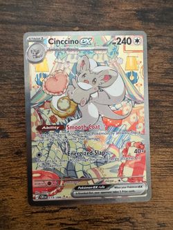 Pokemon TCG Cinccino ex 119/086 Card
