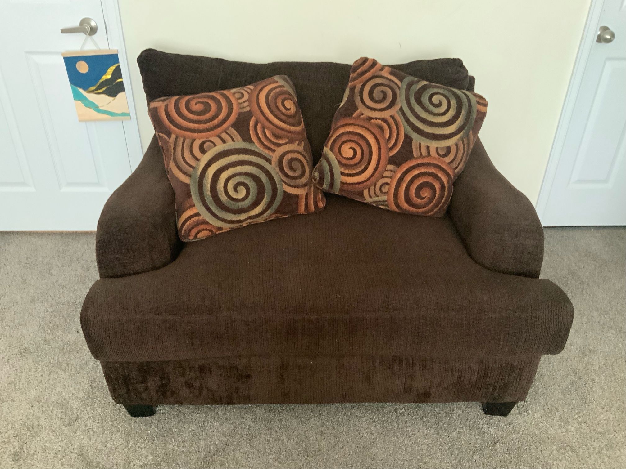 Brown Oversized Chair