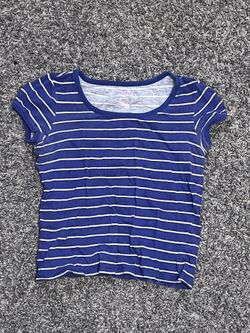 Blue with White Stripe T-shirt