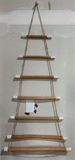 Free Decorative Wooden Ladder Wall Hanging