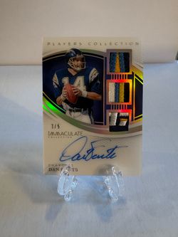 2025 Immaculate Collection - Dan Fouts Players Auto Tag Patch #/5 🔥Rare🔥
