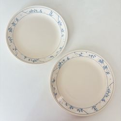 VTG Corning Corelle First of Spring Set of 2 Dinner Plates USA 10” Made In USA