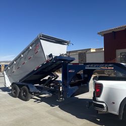 2025 Like New Horizon 24k Lbs GVWR Gooseneck Trailer With ONE 14’ BIN My Lost Your Gain
