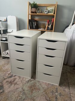 IKEA Alex Drawer Unit (x2)