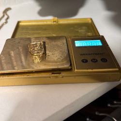 Gold Nugget Ring 10kt