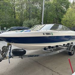 1999 Wellcraft Horizon 18ft bow rider with trailer