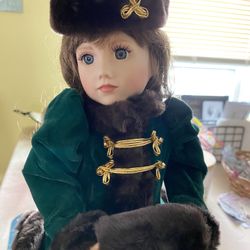 Franklin Heirloom Porcelain Doll