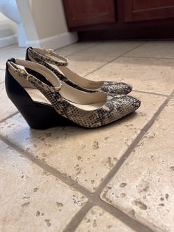 Cole Haan Wedge Heel - Snakeskin Print