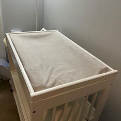*PENDING* IKEA GULLIVER Changing table (white)+ IKEA VADRA  Changing pad cushion and washable cover (grey)