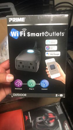 WiFi Smart Outlet- Black 