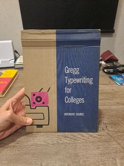 Vintage book. Gregg Typewriting for Colleges