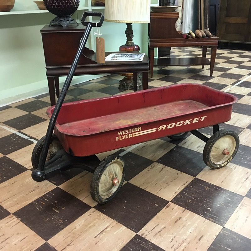 Antique Western Flyer Rocket Wagon!