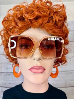Wig set with Glasses with Accessories