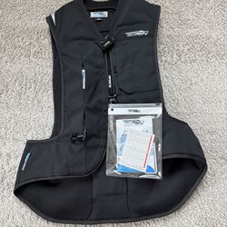 Helite Turtle 2 Airbag Vest – Black – Size M – Like New – Never Deployed