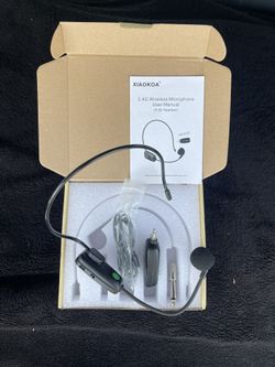 Wireless Bluetooth Microphone Headset (great For Preforming Or Events)