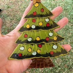 Metal Christmas Tree Ornament