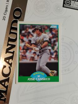 1) 1989 Score* Jose Canseco #1 Trading Card For Sale