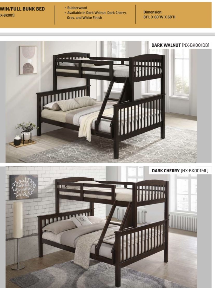 Bunk Bed Frame Twin Over Full 