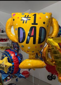 Father’s Day balloon with helium